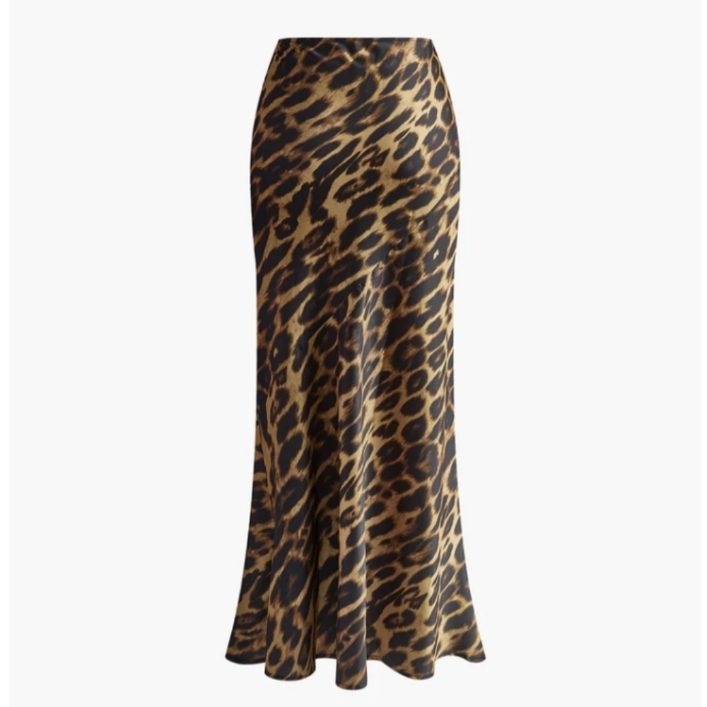 #5 Commense Animal Print Maxi Skirt - Picture 1 of 5